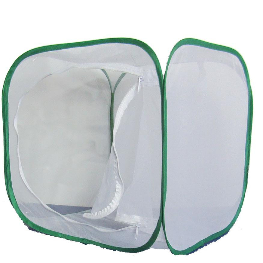 Med Cube Habitat - White- 16" x 16" x 16" (with Clear Side)